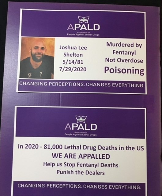 Image of APALD EXAMPLE logo pic and msg