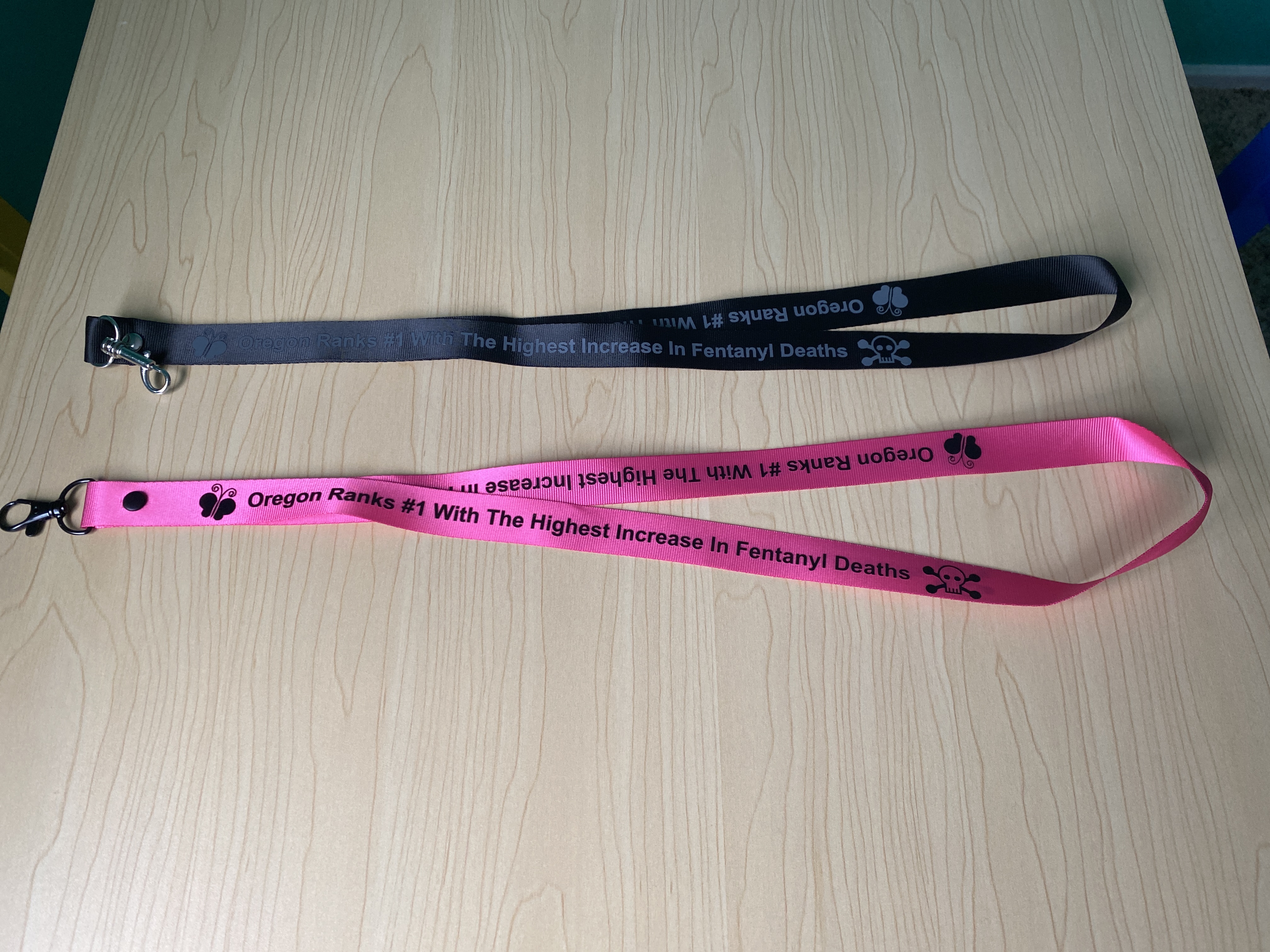 Image of Lanyards, we handed out